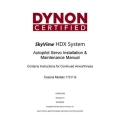 Dynon SkyView HDX System Autopilot Servo Installation & Maintenance Manual 103526-000