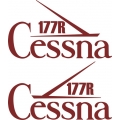 Cessna 177R Aircraft Tail Decal,Stickers!