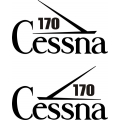 Cessna 170 Aircraft Tail Decal,Stickers!