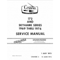Cessna 172 & Skyhawk Service Manual 1969 thru 1976