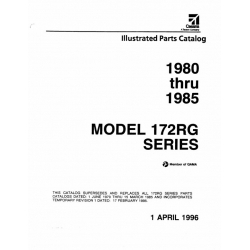 Cessna 172RG Series Parts Catalog  1980-1985