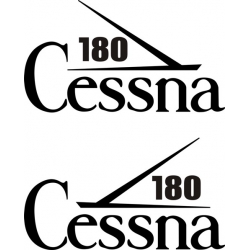 Cessna 180 Aircraft Tail Decal,Stickers!