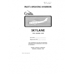 Cessna 182P Skylane 1976 Pilot's Operating Handbook D1062-13