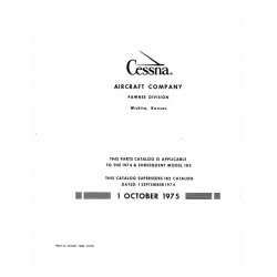 Cessna 182 Parts Catalog 1975 P537-12