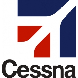 Cessna Aircraft Decal,Logo  8''h x 7.75''w!