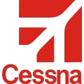 Cessna Aircraft Decal,Logo 6 1/2''h x 6 1/4''w!