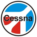 Cessna Yoke Emblem Aircraft Decal, Logo