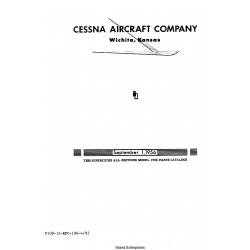 Cessna Model 170B Series Parts Catalog 1952 thru 1956 P108-12