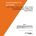 Rockwell Collins CMU-900, CMU-4000, RIU-40X0 Controller/Pilot Data Link Communication Operators Guide 523-0790130-003117