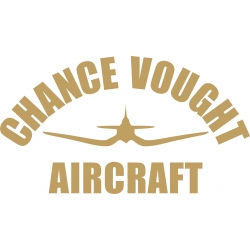 Chance Vought Decal/Vinyl Sticker 7.52" wide by 4.1" high!