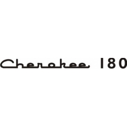 Piper Cherokee 180 Aircraft Decal,Sticker 1.25''high x 14.5''wide!
