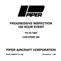 Piper PA-42-1000 Cheyenne 400 Progressive Inspection 100 Hour Event 761-790