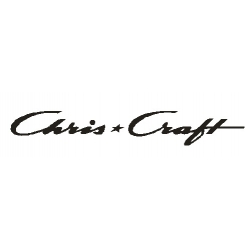 Chris Craft Boat Sticker/Decal Vinyl Graphic 11.5" wide by 2.5" high