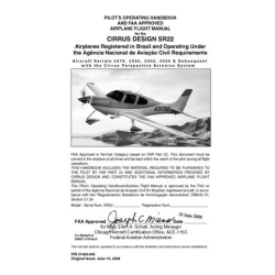Cirrus Design SR22 Pilot's Operating Hanbook and  Airplane Flight Manual 21400-002