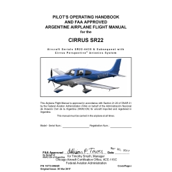 Cirrus SR22 Pilot's Operating Handbook and  Argentine Airplane Flight Manual PN-13772-006AR