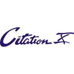 Cessna Citation X Aircraft Decal,Logo 3.6''h x 11.6''w!