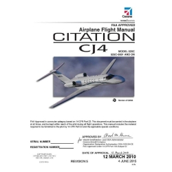 Cessna Citation CJ4 Model 525C (525C-0001 AND ON) Airplane Flight Manual 525CFM-05