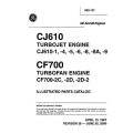 General Electric CJ610 Turbojet Engine, CF700 Turbofan Engine Illustrated Parts Catalog SEI-137