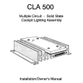 Val CLA 500 Multiple Circuit, Solid State Cockpit Lighting Assembly Installation/Owner's Manual 701026
