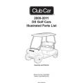 Club Car 2009-2011 DS Golf Cars Illustrated Parts List 103472602