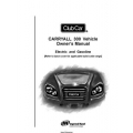 Club Car Carryall 300 Vehicle Owner's Manual 105062716