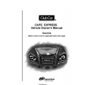 Club Car CAFE Express Vehicle Owner's Manual 105062712