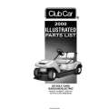 Club Car 2000 DS Golf Cars Illustrated Parts List 102067401