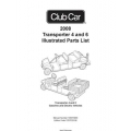 Club Car 2008 Transporter 4 and 6 Illustrated Parts List 103373003