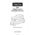 Club Car 2007 Villager 6 and 8 Illustrated Parts List 103209025