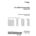 Rockwell Collins CTL-22D-22G Communication Control Unit Component Maintenance Manual With illustrated Parts List 523-0819174-001113