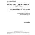 Collins High Speed Oven DF600 Series Component Maintenance Manual (with illustrated Parts List) 523-0832448