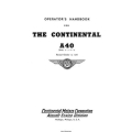 Continental A-40 Series 2-3-4-5 Operator's Manual Revised 1936