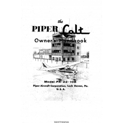 Piper Colt PA-22-108 Owner's Handbook 753-594