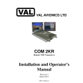 Val Com 2KR Remote VHF Transceiver Installation and Operator's Manual PN 172201-3