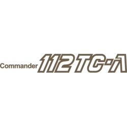 Aero-Commander 112TC-A Aircraft Logo,Decals!