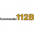 Rockwell Commander 112B Decal 3" high by 16 1/2" wide!