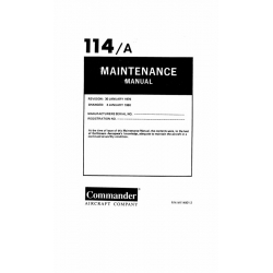 Rockwell Commander 114/A Maintenance Manual