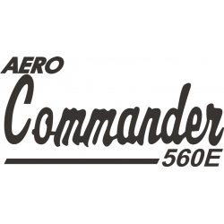 Aero-Commander 560E Aircraft Logo,Decals!
