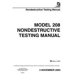 Cessna Model 208 Nondestructive Testing Manual 208ND00