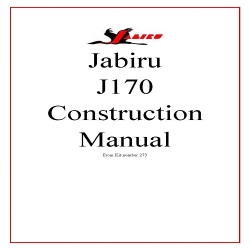 Jabiru J170 Construction Manual