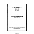 Continental A-50, A-65 & A-75 Series Operators Handbook