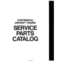 CONTINENTAL C75, C85, C90  and O-200 SERVICE PARTS CATALOG 1975