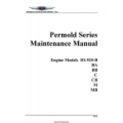 Continental IO-520-B, BA,BB,C,CB,M,MB Permold Series Maintenance Manual 1998