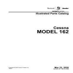 Cessna Model 162 Illustrated Parts Catalog 162PC