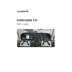 Garmin G500/G600 TXi Pilot's Guide 190-01717-10