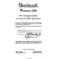 Beechcraft Bonanza D35 Pilot's Opeating Handbook FAA Approved Airplane Flight Manual 35-590061-7 35-590061-7A4