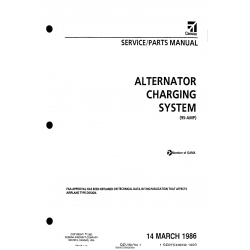 Cessna Alternator Charging System (95-AMP) Service/Parts Manual D5108-1-13