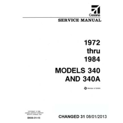Cessna Models 340 and 340A (1972 thru 1984) Service Manual D930-31-13_v2013