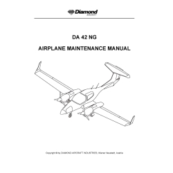 Diamond DA 42 NG Airplane Maintenance Manual 7.02.15