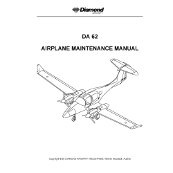 Diamond DA 62 Airplane Maintenance Manual 7.02.25